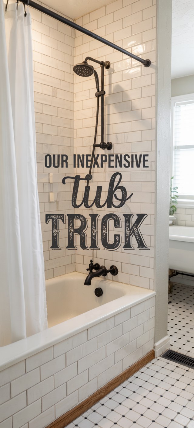 Inexpensive Bathroom Remodel Ideas: Budget-Friendly Tub Upgrade Tricks