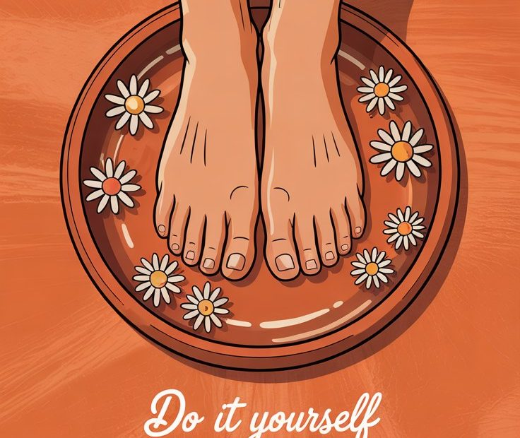 Easy Home Pedicure with Natural Ingredients for Soft Feet
