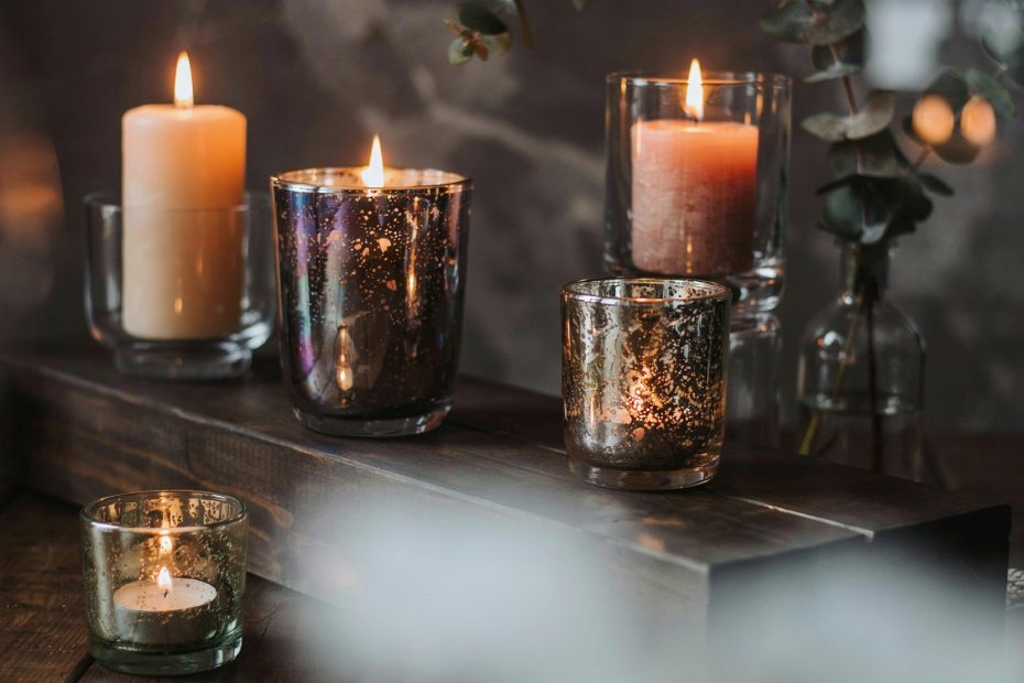 Glass Hurricane Holder | Elegant Candle & Diffuser Decor | Aromatic Home Styling