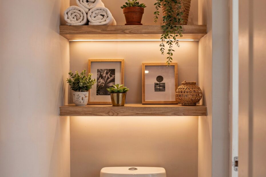 Over Toilet Shelving Ideas for Small Bathrooms | Space-Saving Storage & Style