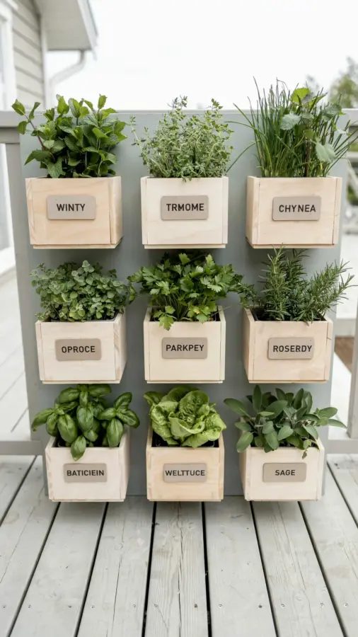 Plant Crates on a Deck Oasis: Cozy Rustic Garden Ideas for Summer